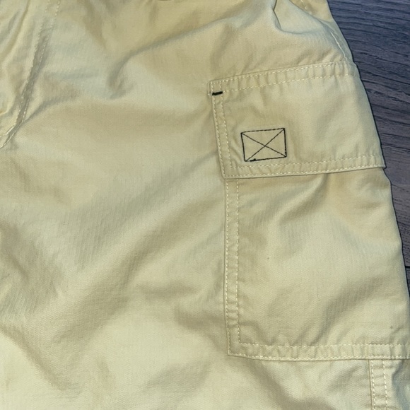 Horny Toad Women’s Cargo Hiking Shorts size 8 Butter Yellow Adjustable Waist - Picture 2 of 6